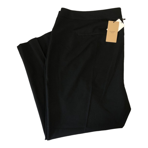 Halogen Taylor Fit Black Slim Leg Business Work dressy Pants Plus Size 20 NWT - Picture 5 of 9